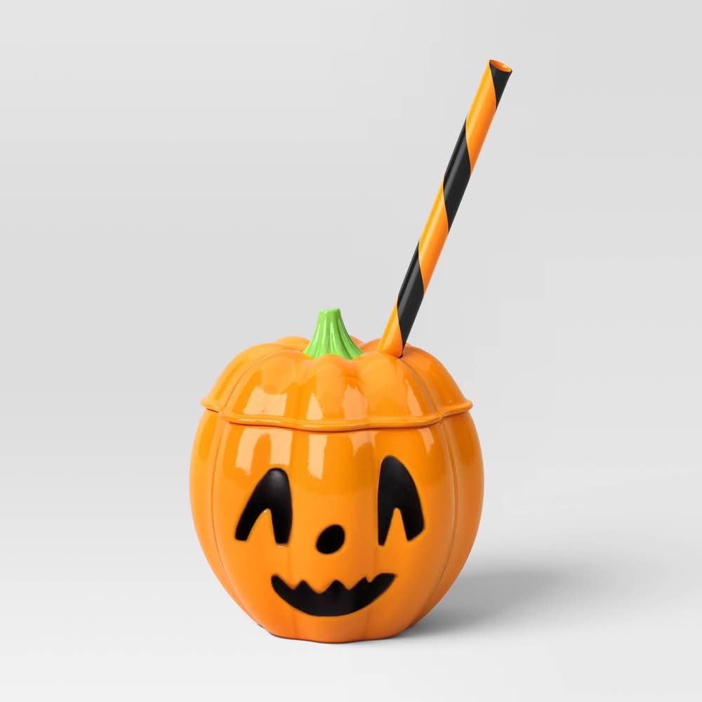 12 fl oz Halloween Figural Pumpkin Tumbler - Hyde and EEK! Boutique™