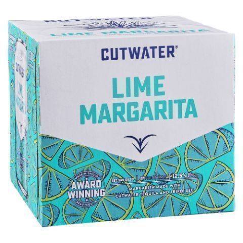 Cutwater Tequila Lime Margarita 4 Pack 12oz