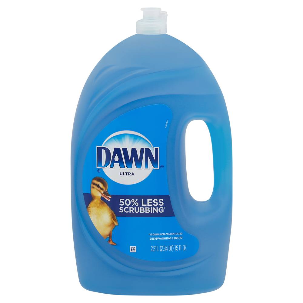 Dawn 50% Less Scrubbing Dishwashing Liquid (75 fl oz)