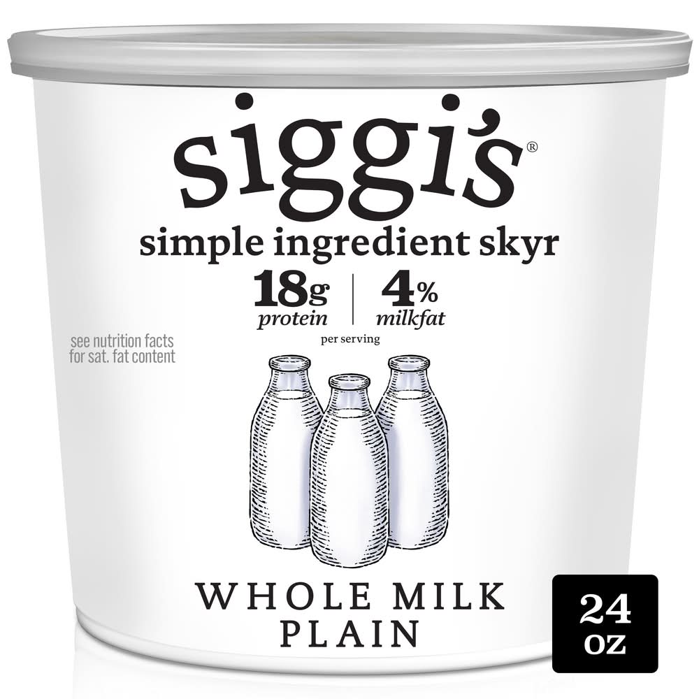 siggi's Plain Whole Milk Yogurt (1.5 lbs)