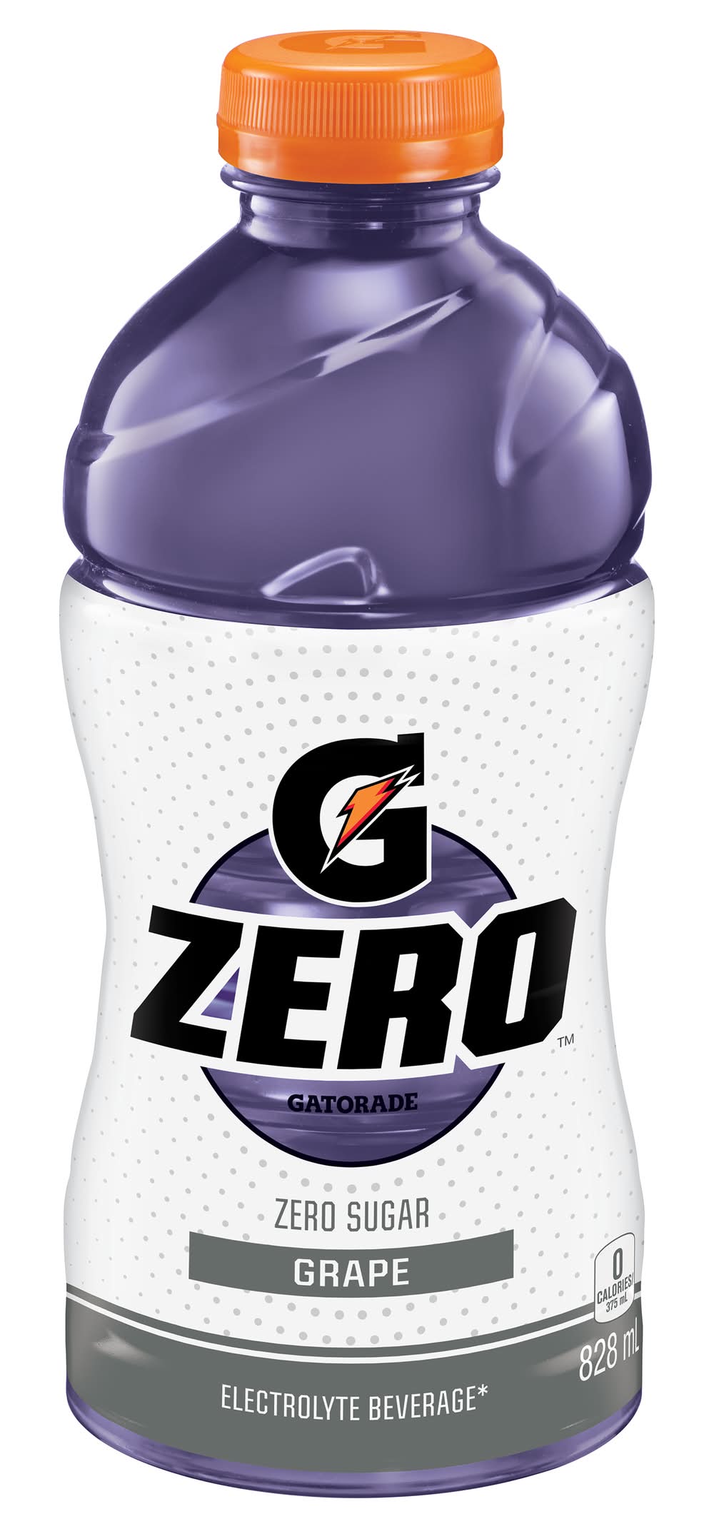 Gatorade boissons électrolytiques sans sucre - zero sugar electrolyte drinks, raisin (828ml)