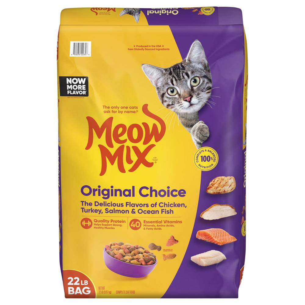 Meow Mix Original Choice Cat Food (22 lbs)