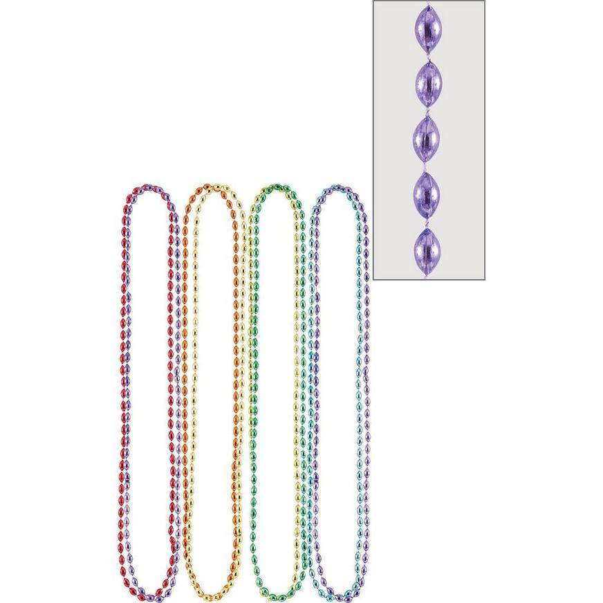 Multicolor Bead Necklaces 8ct