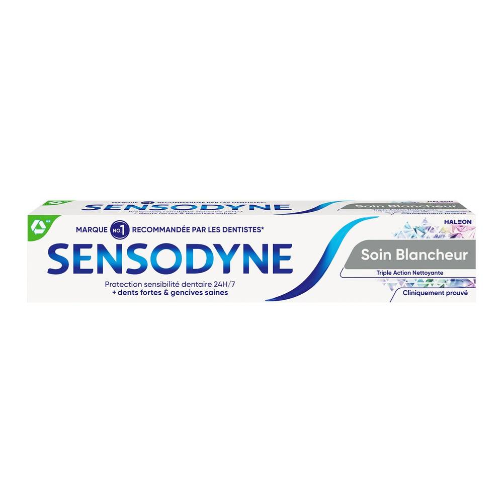 Sensodyne - Dentifrice soin blancheur triple action nettoyant
