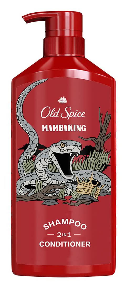 Old Spice Men's Shampoo and Conditioner Mamba King (21.9 fl oz)