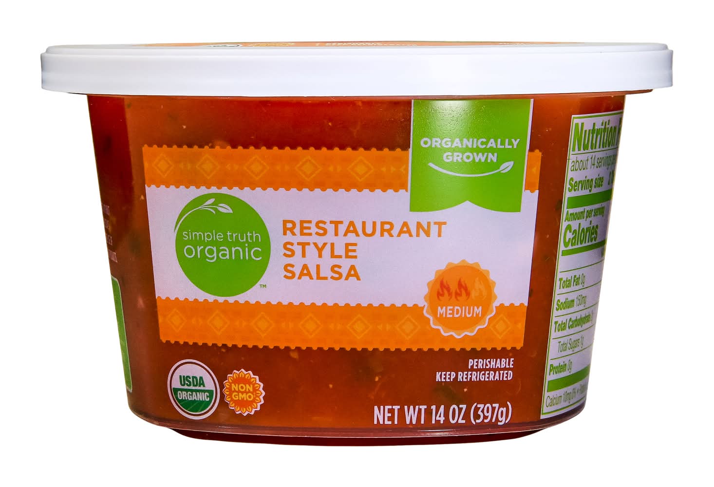 Simple Truth Organic Medium Salsa, Restaurant Style (14 oz)