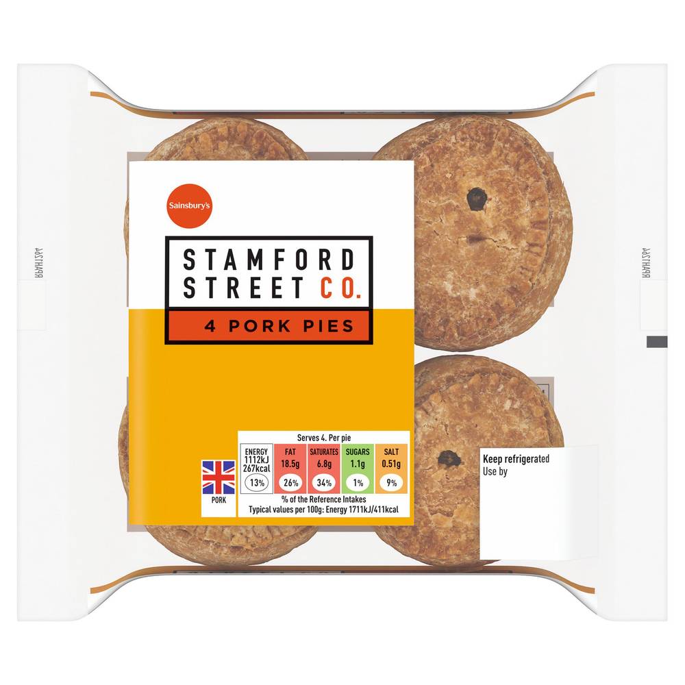 Stamford Street Co. Pork Pie 4x260g