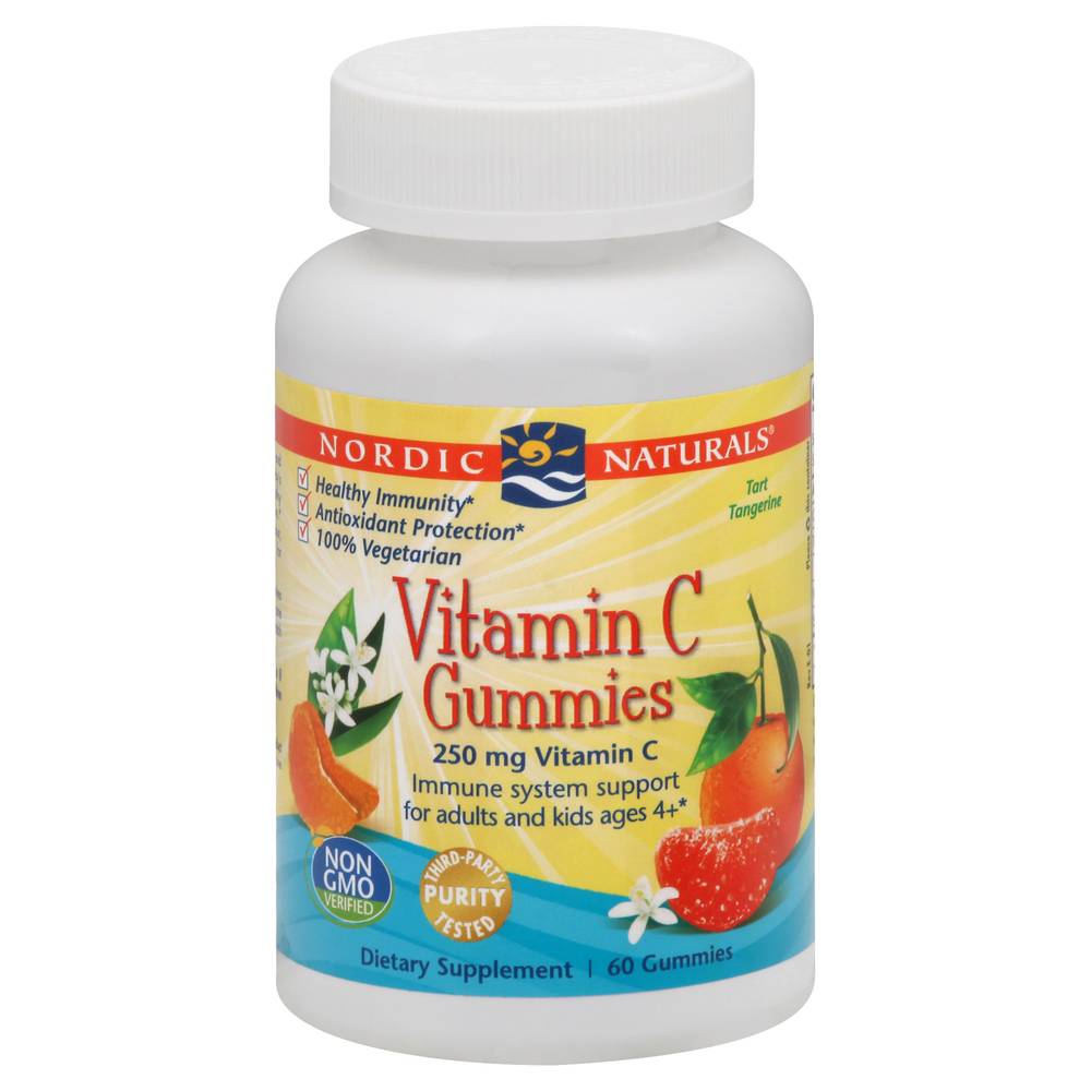 Nordic Naturals 250 mg Vitamin C Gummies