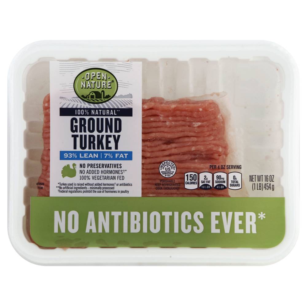 Open Nature 100% Natural Ground Turkey