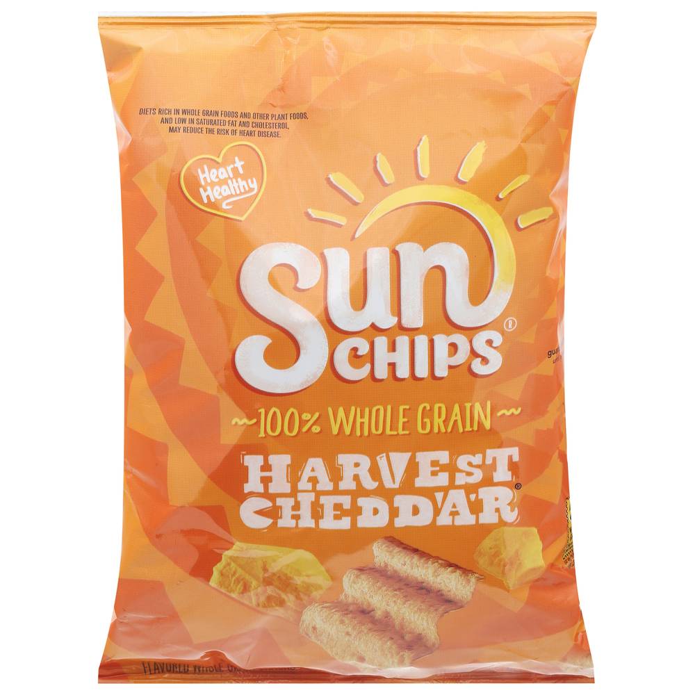 Sun Chips 100% Whole Grain Snacks, Harvest Cheddar (2.75 oz)