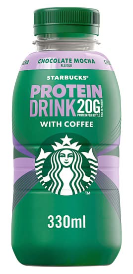 Starbucks Chocolate Mocha, Protein Drink With Coffee (330ml)