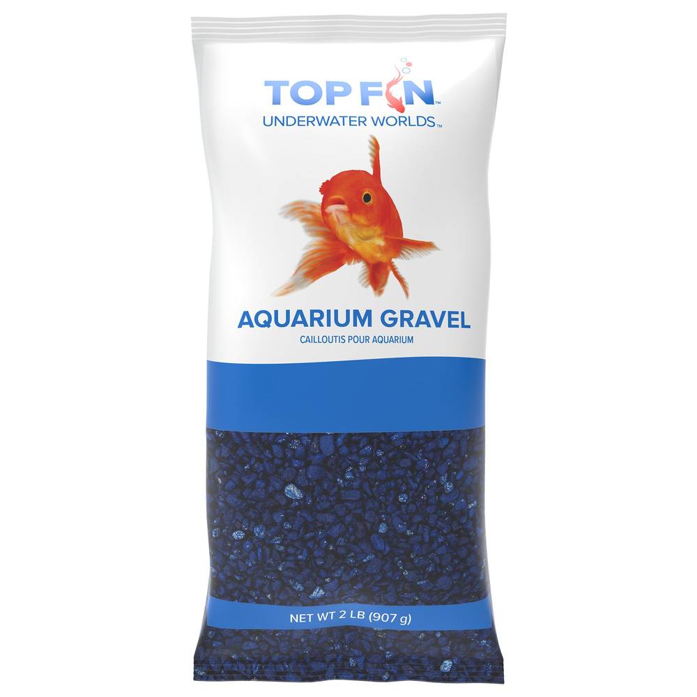 Top Fin® Premium Aquarium Gravel - Deep Blue (Size: 2 Lb)
