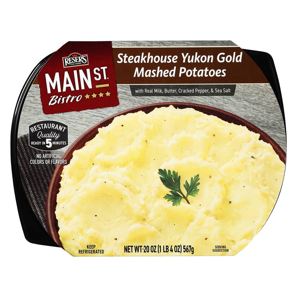 Main St Bistro Steakhouse Yukon Gold Mashed Potatoes (20 oz)