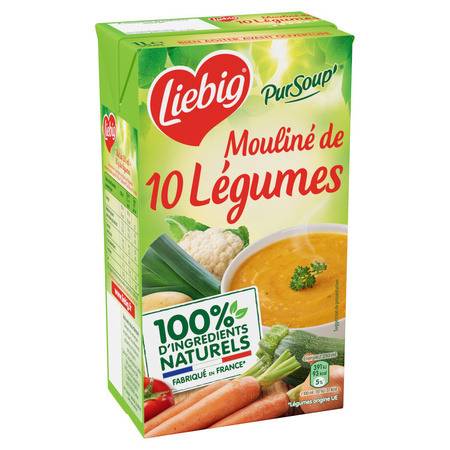 Soupe 10 légumes LIEBIG - la brique de 1 l