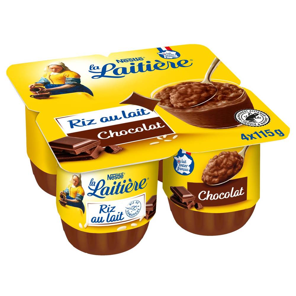 La Laitière - Crème dessert au riz au lait, chocolat (4)