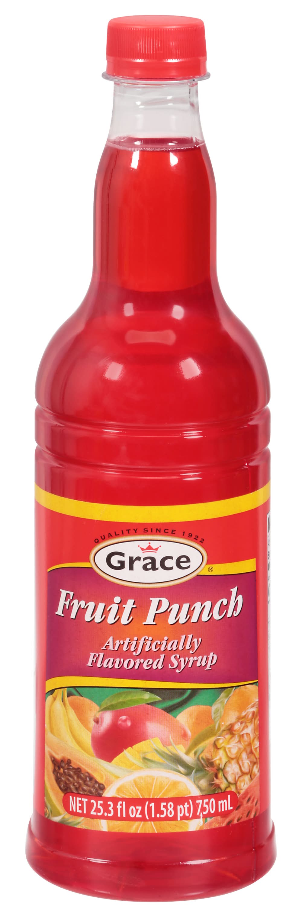 Grace Fruit Punch Flavored Syrup (33.9 fl oz)