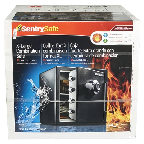 Sentrysafe Sfw123cs Combination Fire/Water Safe