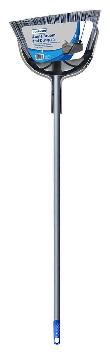 TrueLiving Angle Broom & Dustpan Set (2 ct)