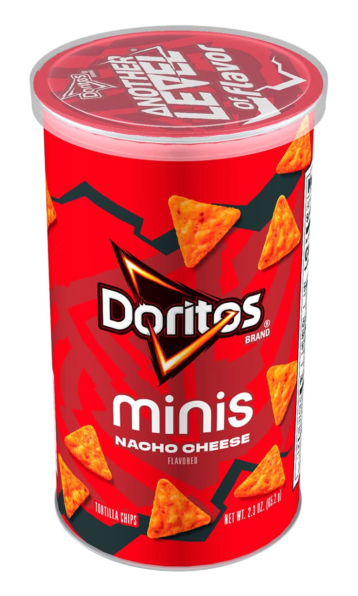 Doritos Minis Tortilla Chips, Nacho Cheese (2.3 oz)