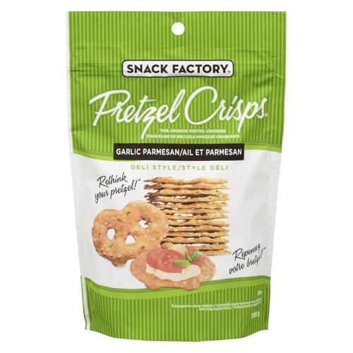 The Snack Factory Pretzel Crisps Garlic Parmesan 200 g