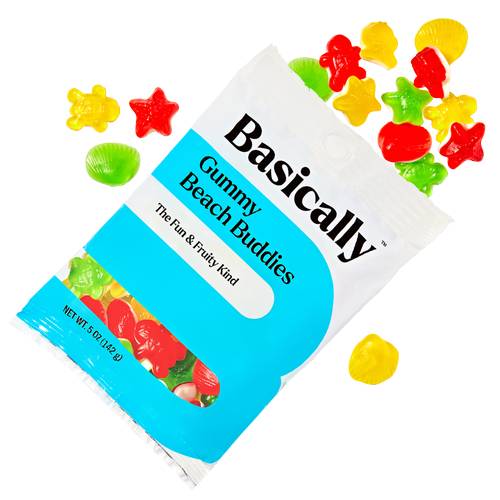 Basically, Gummy Beach Buddies (5 oz)