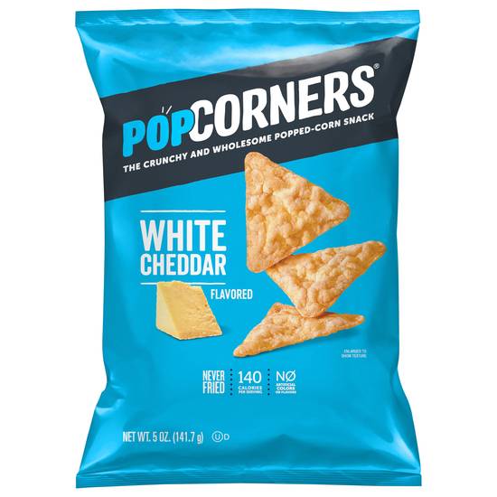 Pop Corners White Cheddar Popped Corn Chips (5 oz)