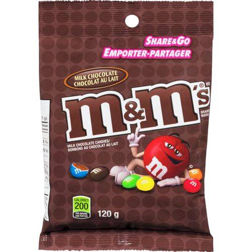 M&m's bonbons de chocolat au lait (120g) - milk chocolate candies (120 g)