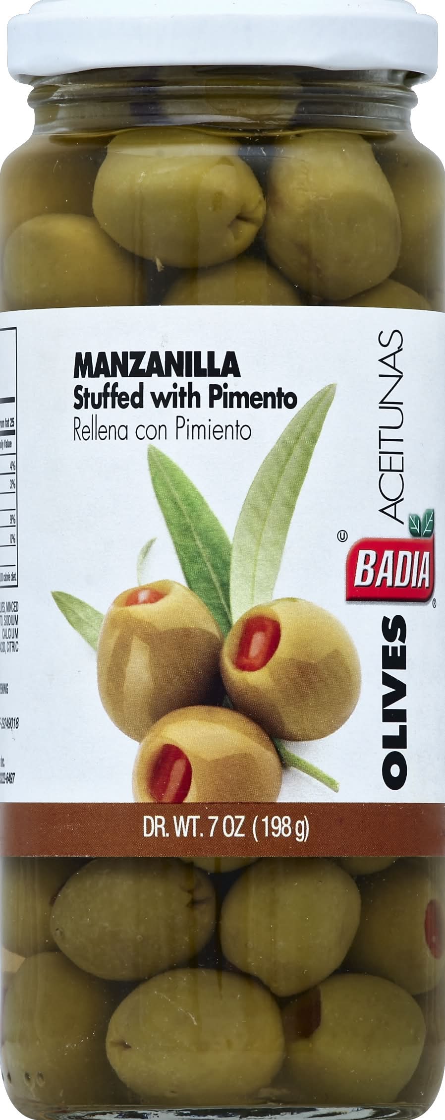 Badia Manzanilla Stuffed With Pimento Olives (7 oz)