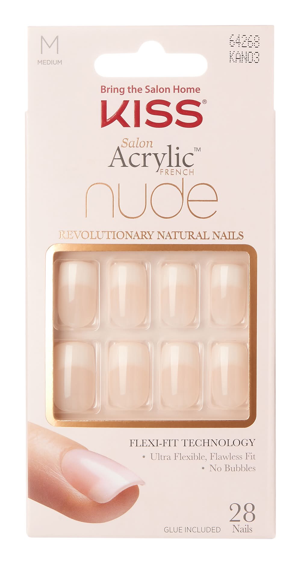 KISS Breakthrough Technology Nude Kan03 Nails (1.6 oz)