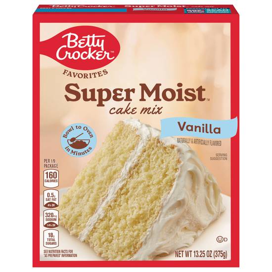 Betty Crocker Supermoist Cake Mix