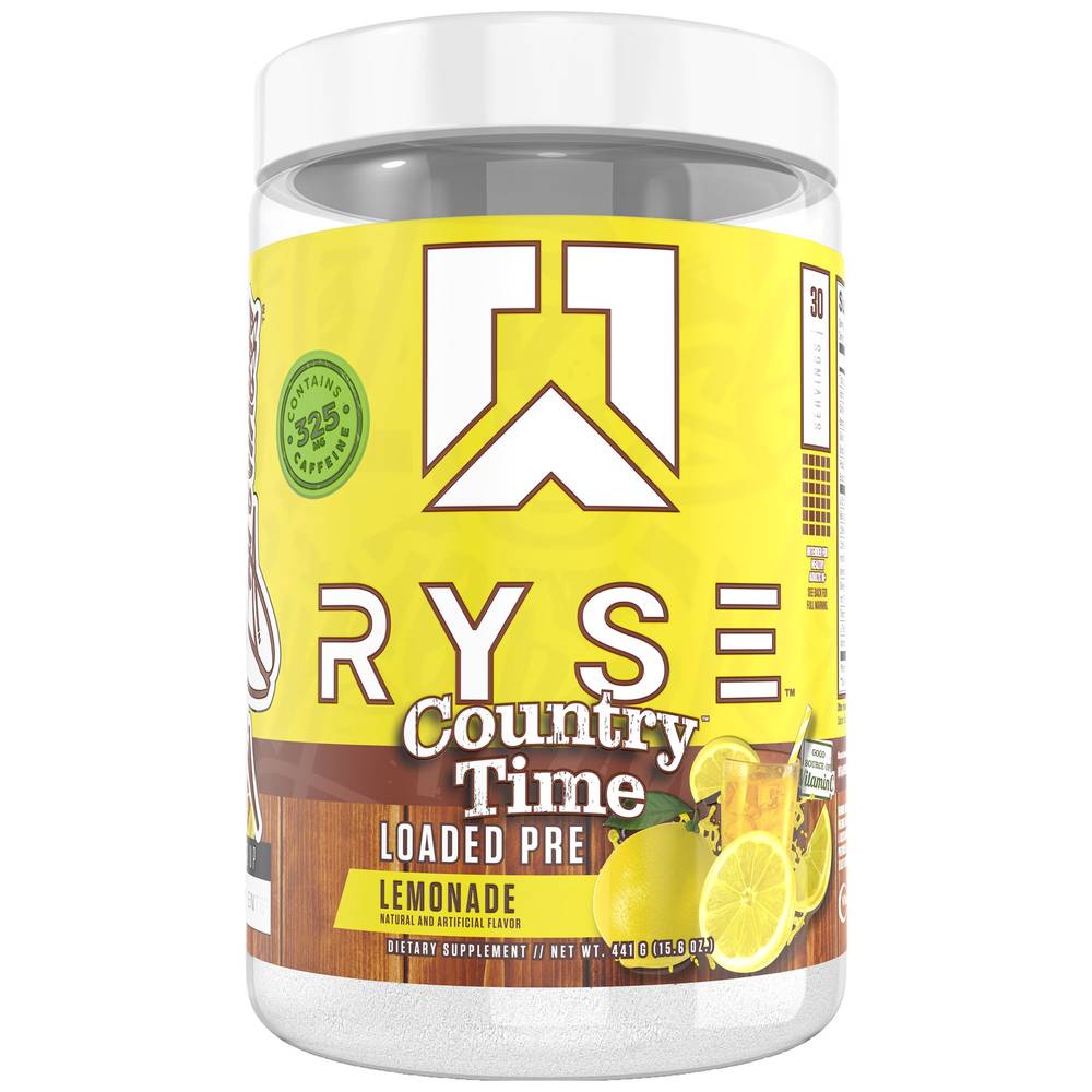 Ryse Loaded Pre Country Time Lemonade (15.6 oz)