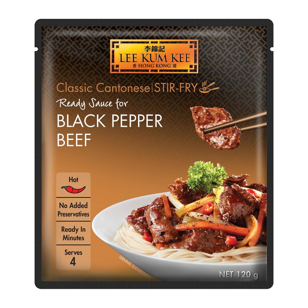 Lee Kum Kee Ready Sauce Black Pepper Beef (120g)