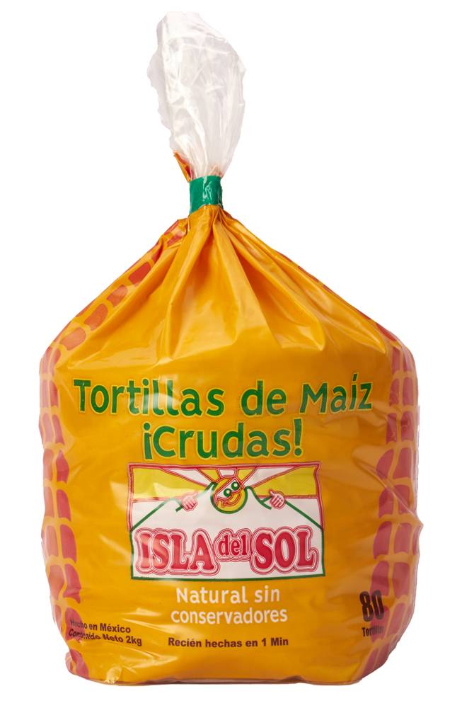 Isla Del Sol · Tortillas de maíz crudas (700 g)