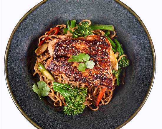 spicy salmon teriyaki