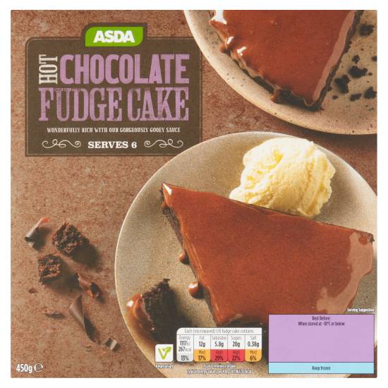 ASDA Hot Chocolate Fudge Cake (450g)