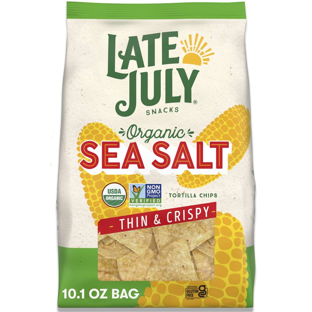 Late July Organic Tortilla Chips, Seasalt (10.1 oz)