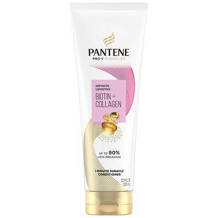 Pantene Pro-V Miracles Infinite Lengths Biotin + Collagen 1 Minute Miracle Conditioner - 10.9 fl oz