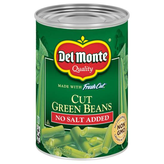 Del Monte No Salt Added Cut Green Beans