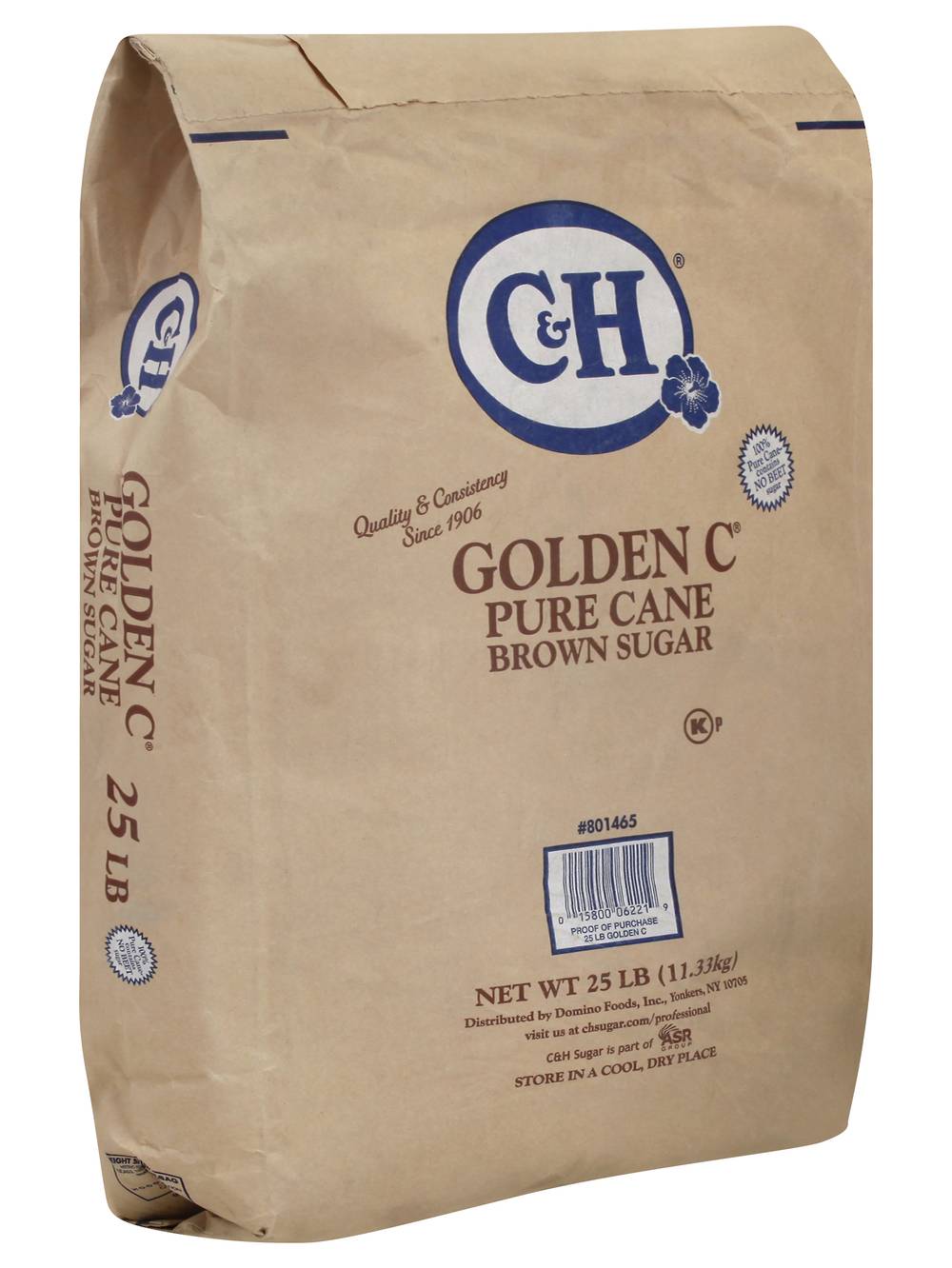 C&H Golden C Pure Cane Brown Sugar (25.01 lbs)