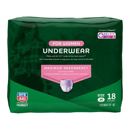 Topcare Maximum Absorbency Xl Underwear For Women, Light Lavender
