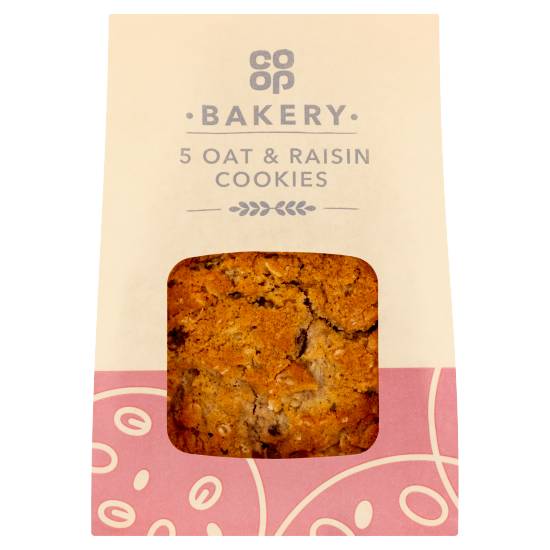 Co-op Oat & Raisin Cookies