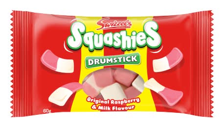 Swizzels Raspberries-Milk, Drumstick Original (60g)