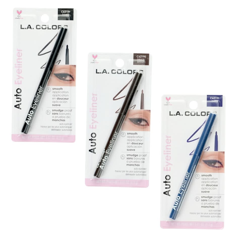 L.A Colors Auto Eyeliner, Assorted (0.01 oz)