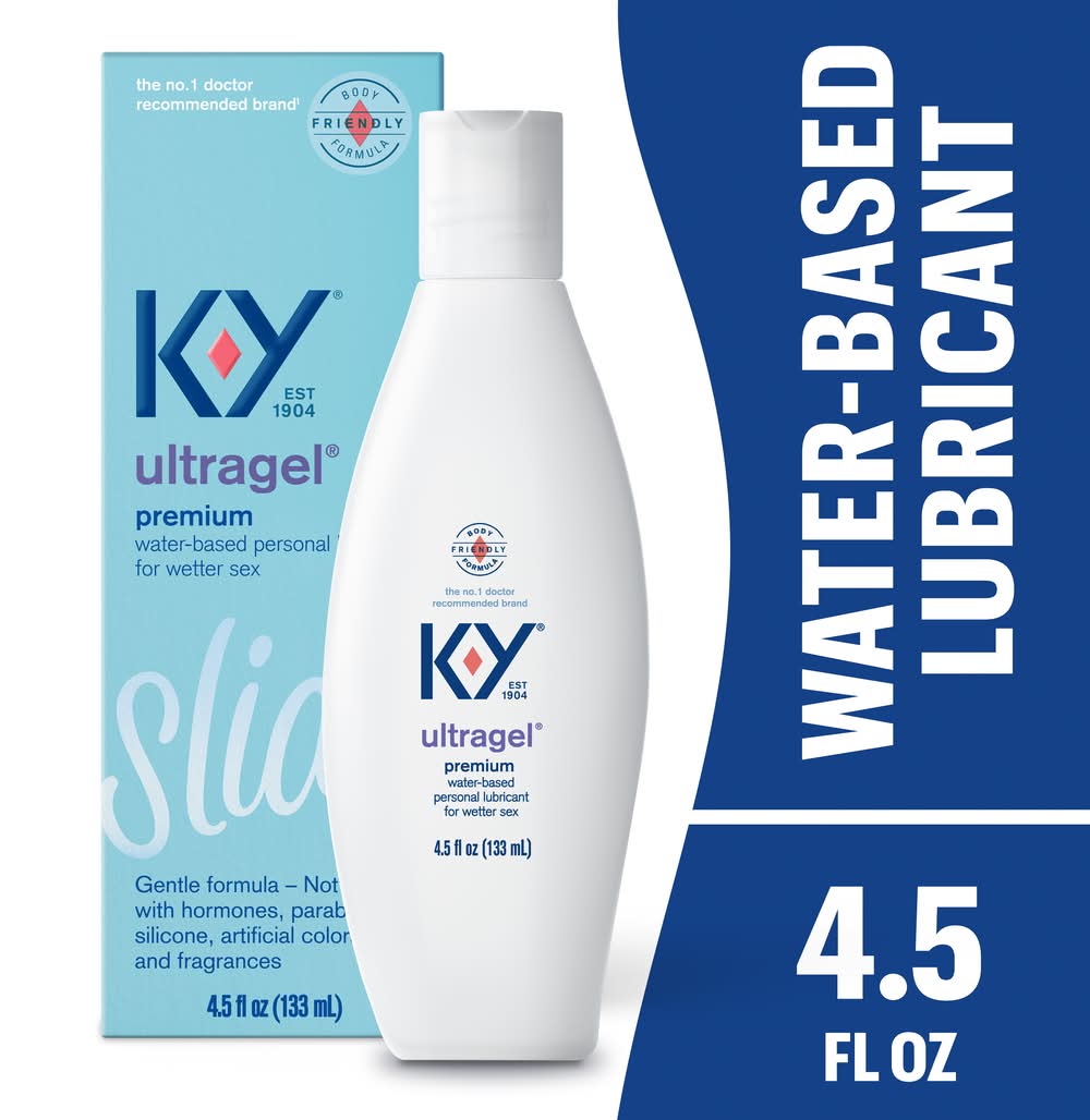 K-Y Ultragel Slide Premium Lubricant Gel (4.5 fl oz)