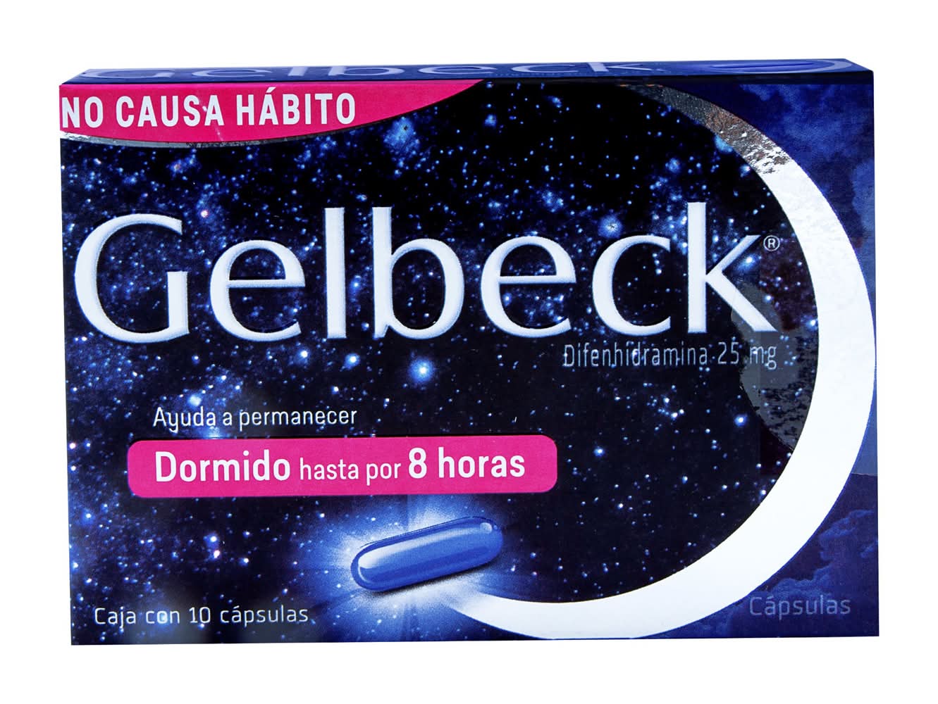 Gelbeck · Difenhidramina cápsulas 25 mg (10 un)