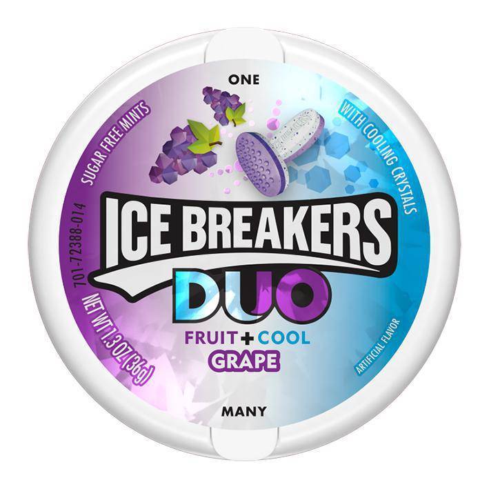 Ice Breakers Due Grape Suger Free  1.3 OZ