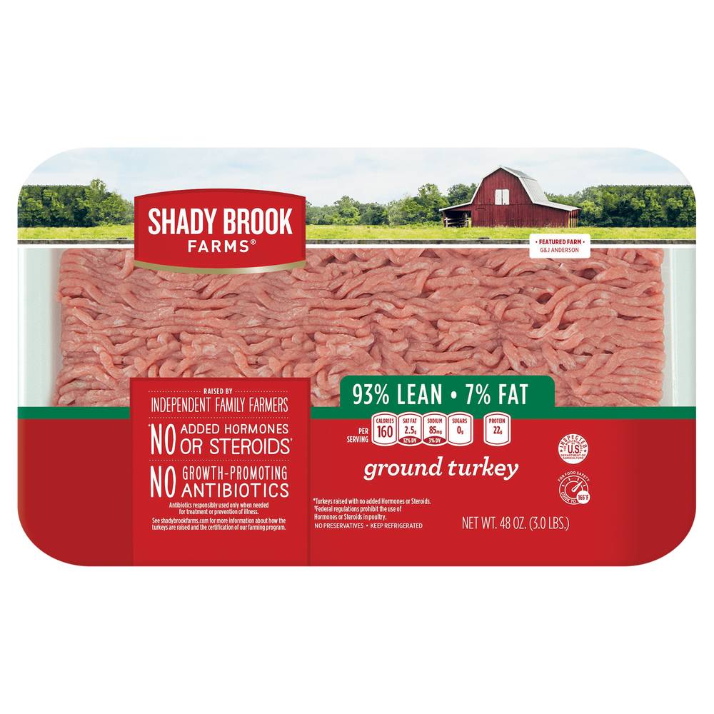 Shady Brook Farms 93% Lean - 7% Fat Ground Turkey