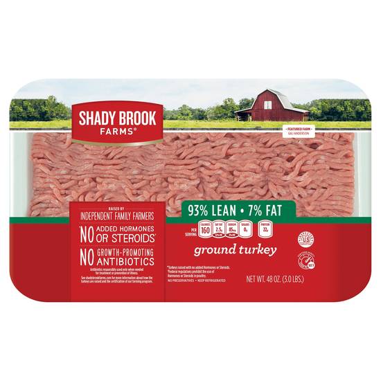 Shady Brook Farms 93% Lean - 7% Fat Ground Turkey