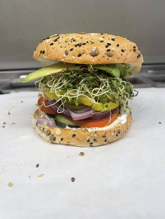 Veggie bagel