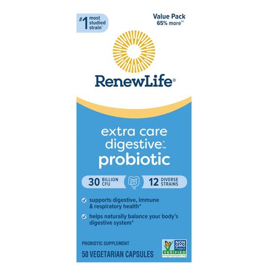 Renewlife Ultimate Flora Extra Care Probiotic Vegetarian Capsules (50 ct)